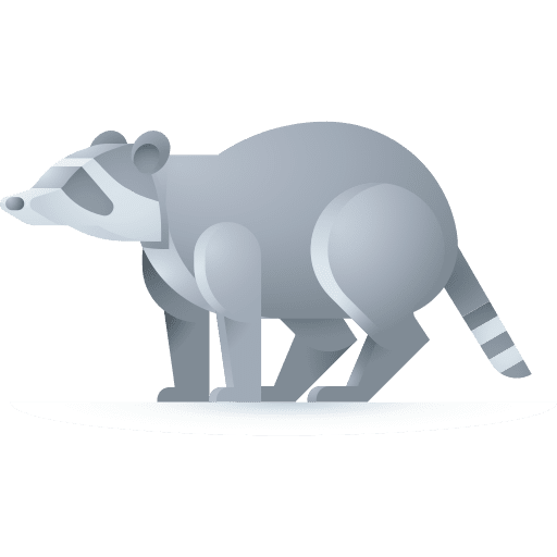 Raccoon zoo raccoon animals icon Raccoon zoo raccoon animals icon