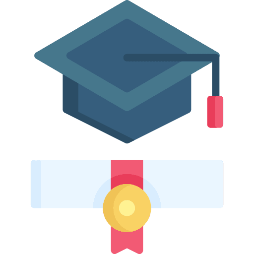 Diploma graduate graduation graduated icon