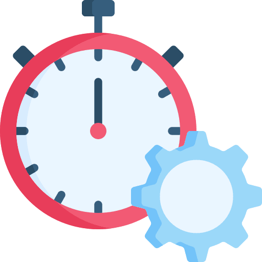 Productivity working hours efficiency work experience icon