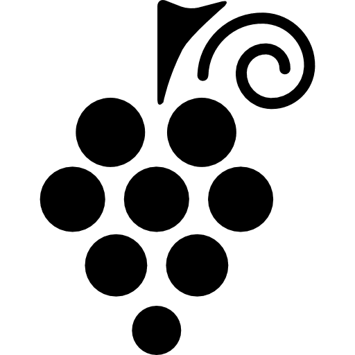 Bunch of grapes bunch grapes food icon