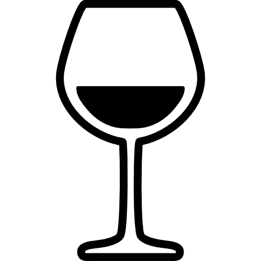 Glass with wine wine wine glass beverage icon