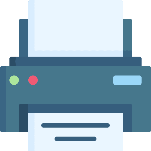 Printer ink printer printing icon