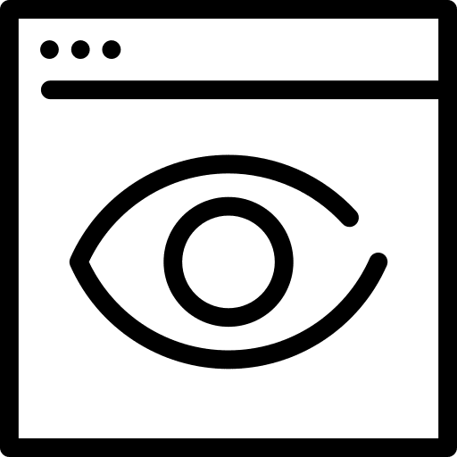 Internet eye optical internet icon Internet eye optical internet icon