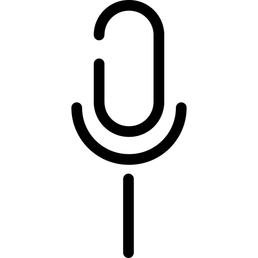 Microphone voice recorder technology vintage icon Microphone voice recorder technology vintage icon