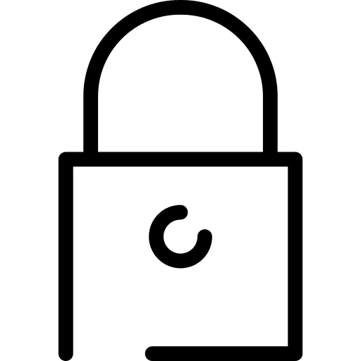 Padlock tool security privacy icon Padlock tool security privacy icon