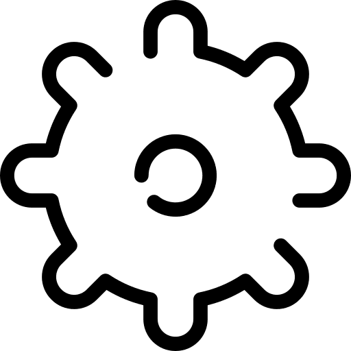 Settings gear metal gear cogwheel icon Settings gear metal gear cogwheel icon