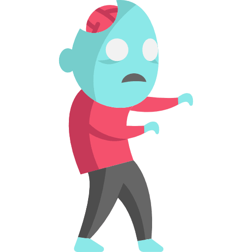 Zombie fairy tale character fantasy icon