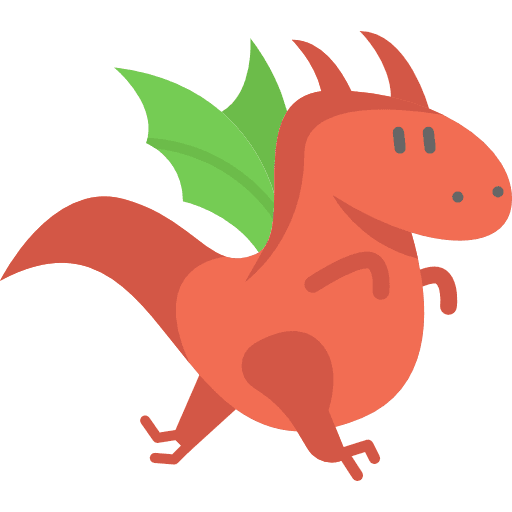 Dragon folklore dragon legend icon Dragon folklore dragon legend icon