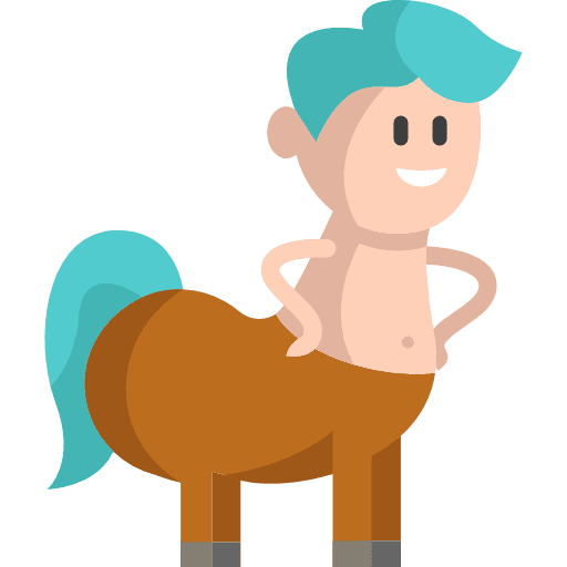 Centaur character fantasy fairy tale icon Centaur character fantasy fairy tale icon