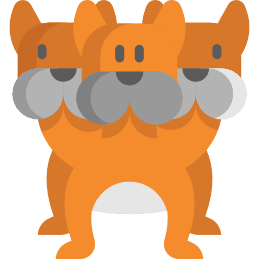 Cerberus fantasy people fairy tale icon Cerberus fantasy people fairy tale icon