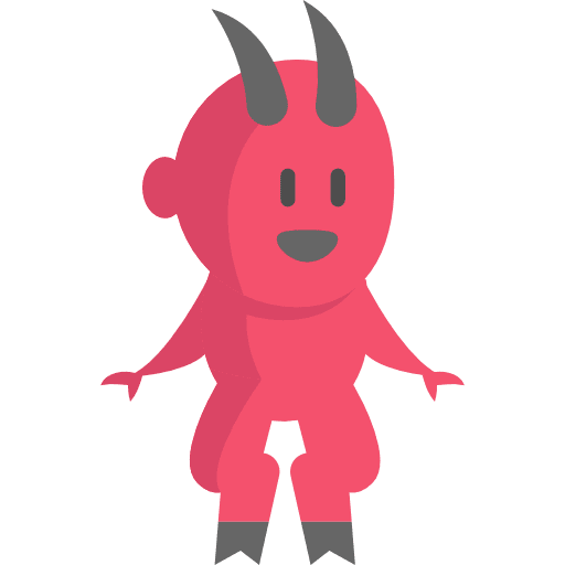 Devil fairy tale people fantasy icon Devil fairy tale people fantasy icon