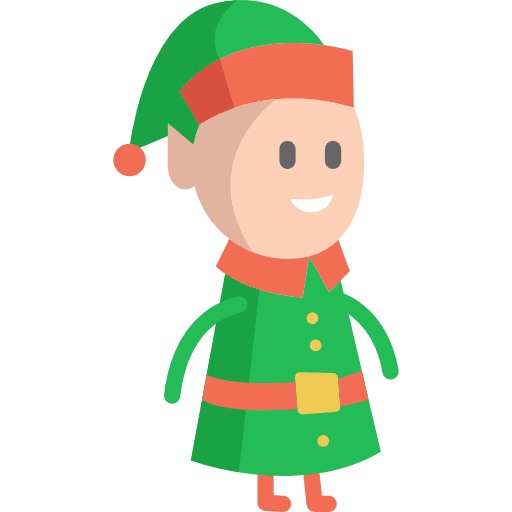 Elf legend character fairy tale icon Elf legend character fairy tale icon