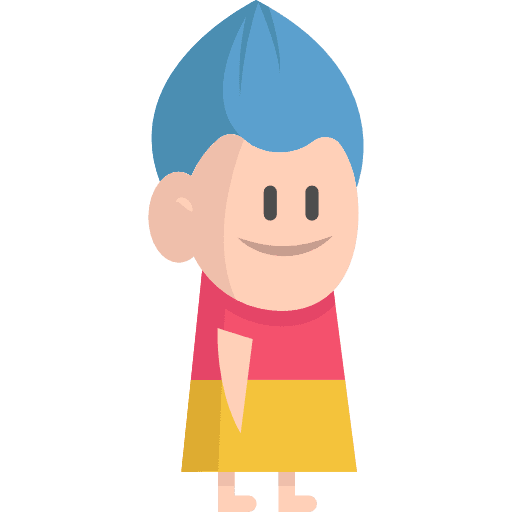 Troll people legend character icon Troll people legend character icon