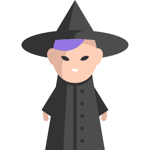 Witch fairy tale witch halloween icon Witch fairy tale witch halloween icon