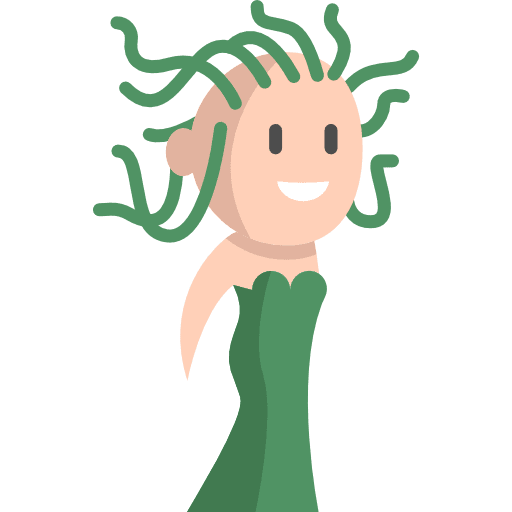 Medusa legend fantasy fairy tale icon Medusa legend fantasy fairy tale icon