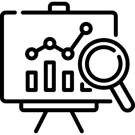 Analysis planning strategy seo and web icon