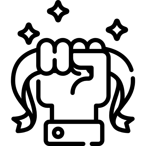 Motivate independent motivate empowerment icon