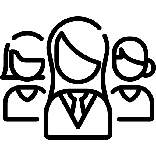 Networking members team business icon