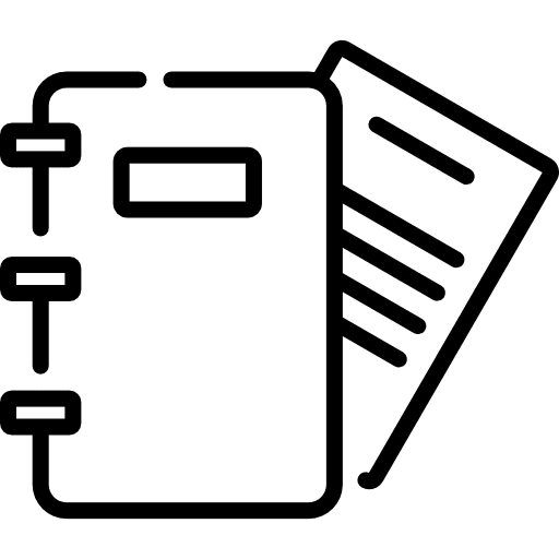 Document sheet copy files and folders icon Document sheet copy files and folders icon