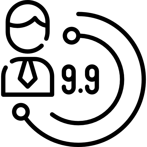 Evaluation man analysis statistics icon Evaluation man analysis statistics icon