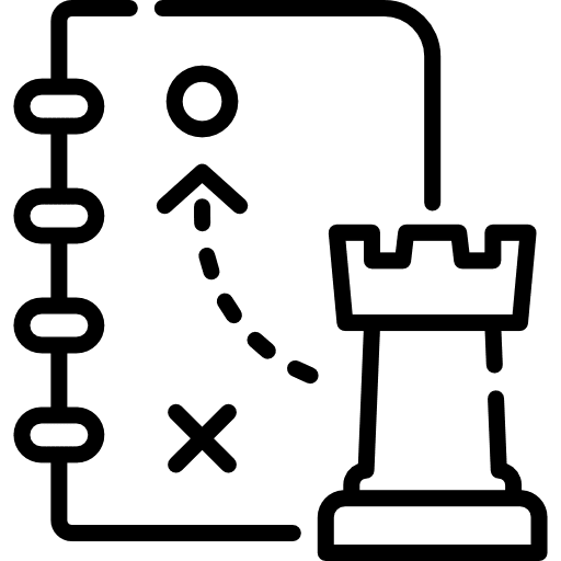 Strategy sport planning business and finance icon Strategy sport planning business and finance icon