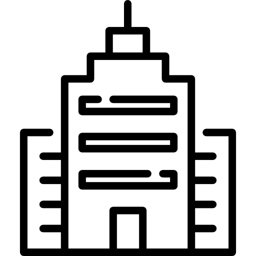 Office city skyscraper flats icon Office city skyscraper flats icon