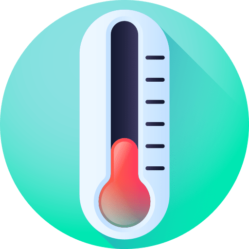 Cold mercury winter weather icon Cold mercury winter weather icon