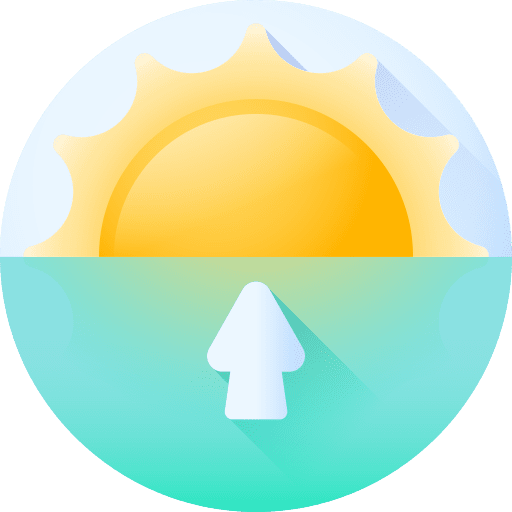 Sunrise weather up arrow dawn icon Sunrise weather up arrow dawn icon