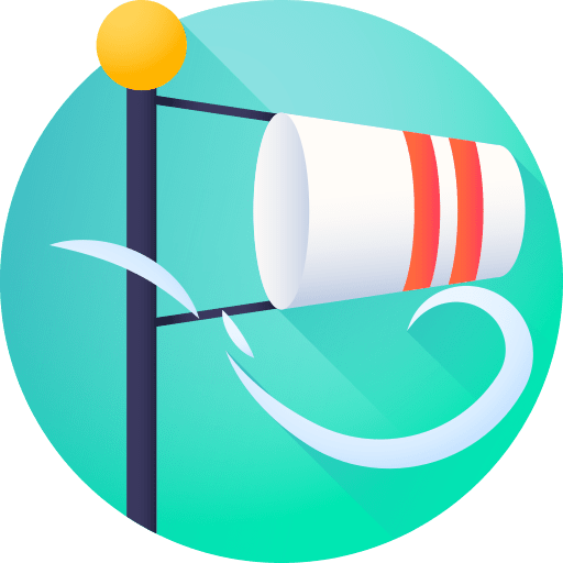 Anemometer forecast meter weather icon Anemometer forecast meter weather icon