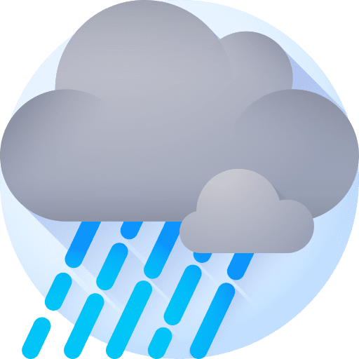 Drizzle weather climate forecast icon Drizzle weather climate forecast icon