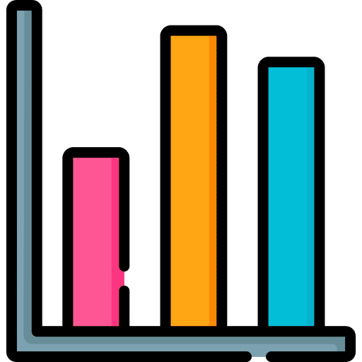 Column tool stacked bar chart icon