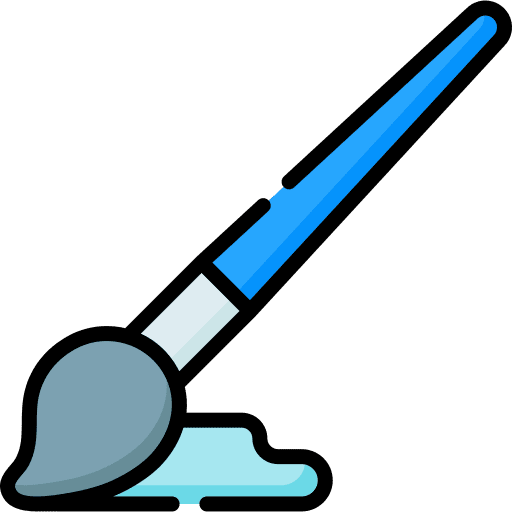 Paintbrush brush stroke tool edit tools icon