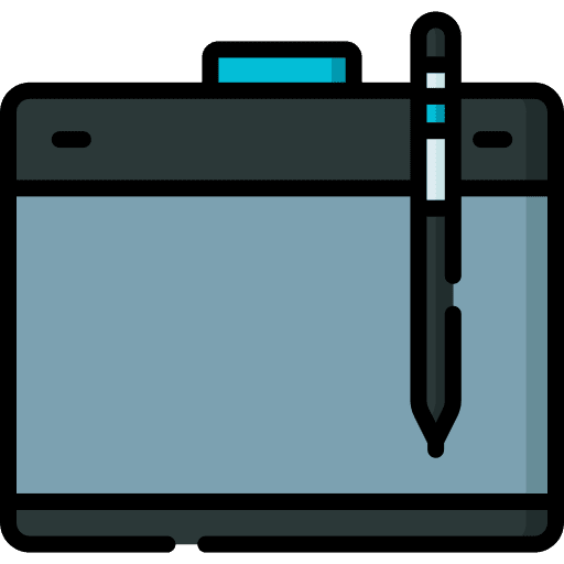 Pen tablet graphic tablet pen tablet icon