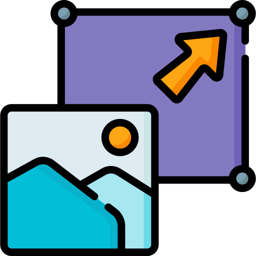 Scale tool ruler measurement icon