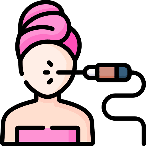 Laser peeling surgery treatment icon