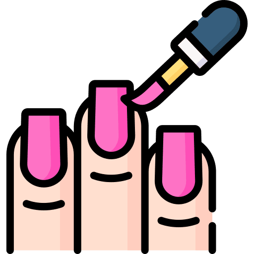 Nail polish nails grooming manicure icon