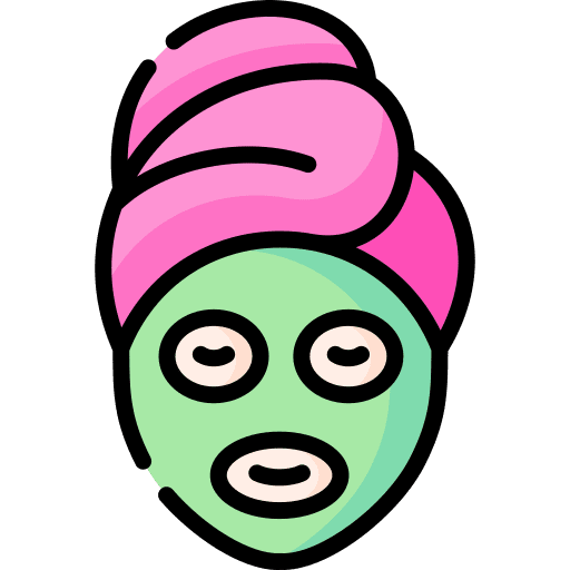 Face mask beauty facial treatment peeling icon Face mask beauty facial treatment peeling icon