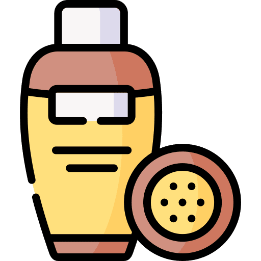 Makeup remover cosmetics wellness grooming icon Makeup remover cosmetics wellness grooming icon