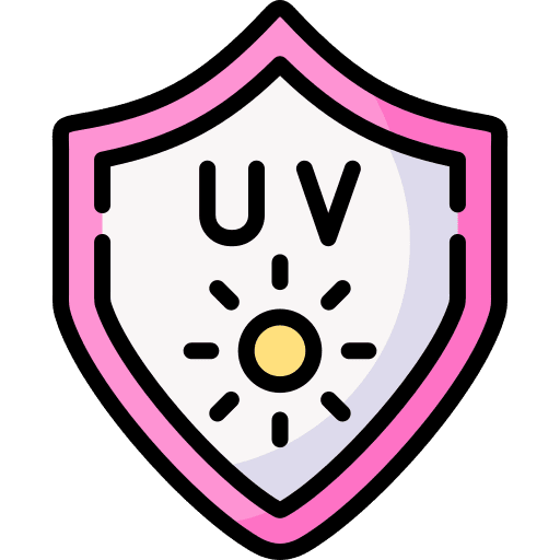 Uv protection protection shield healthcare and medical icon Uv protection protection shield healthcare and medical icon