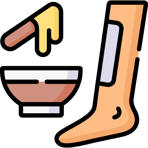 Depilation skin care beauty spa icon Depilation skin care beauty spa icon