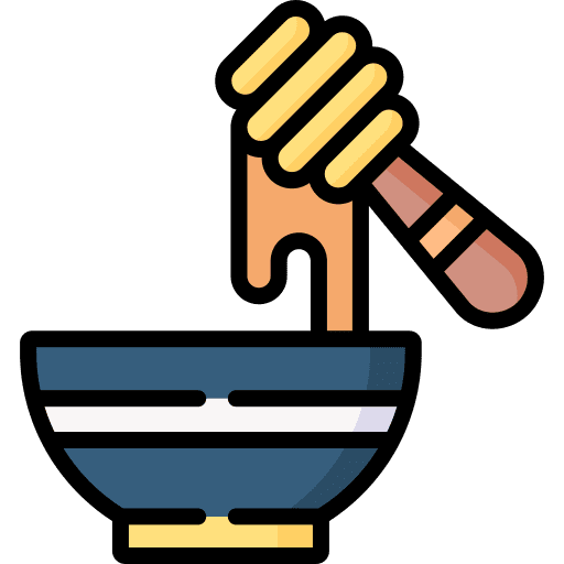 Honey honey pot food and restaurant icon Honey honey pot food and restaurant icon