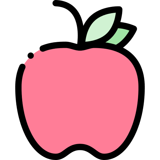 Apple healthy food vegetarian apple icon