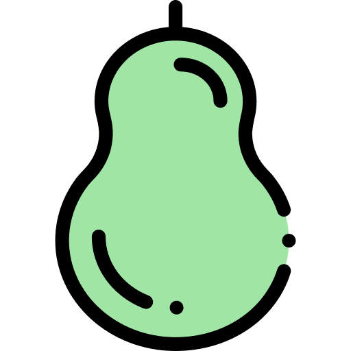 Pear diet fresh pear icon