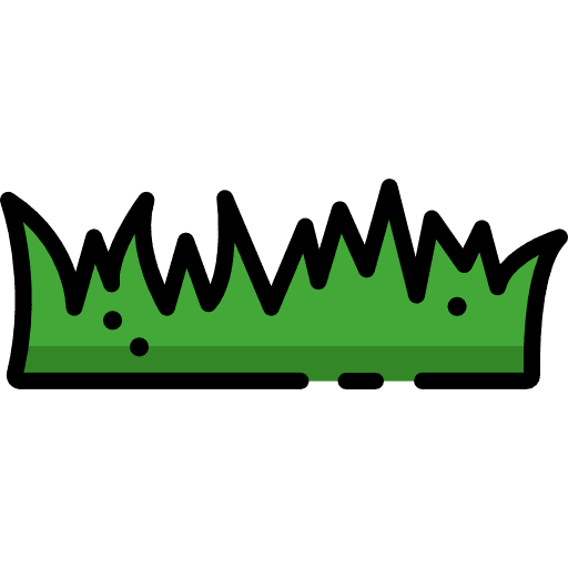 Grass plant ground soil icon