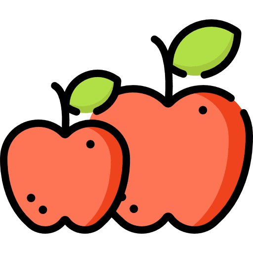 Apple diet apple organic icon