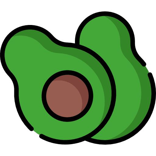 Avocado diet avocado fruit icon