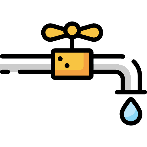 Faucet furniture and household tap faucet icon