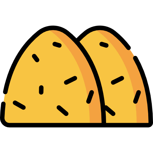 Hay farm farming and gardening straw icon