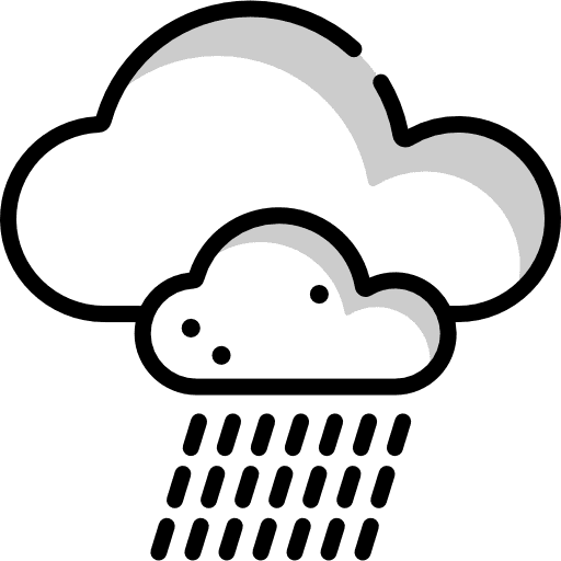 Rain rainy weather sky icon