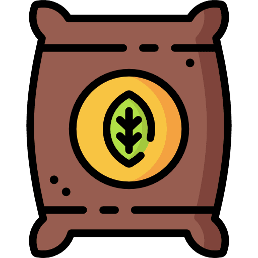 Seed organic fertilizer seeds icon